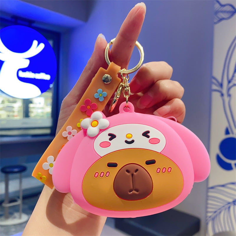 Wholesale Cartoon Cute Silicone Keychain ACC-KC-Kelan011