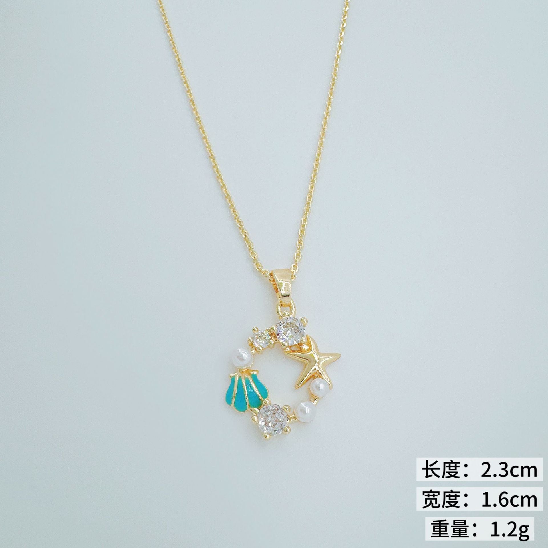 Wholesale Ocean Marine Lobster Shell Pendant Necklace,  Stylish Everyday Jewelry Accessory for Gift