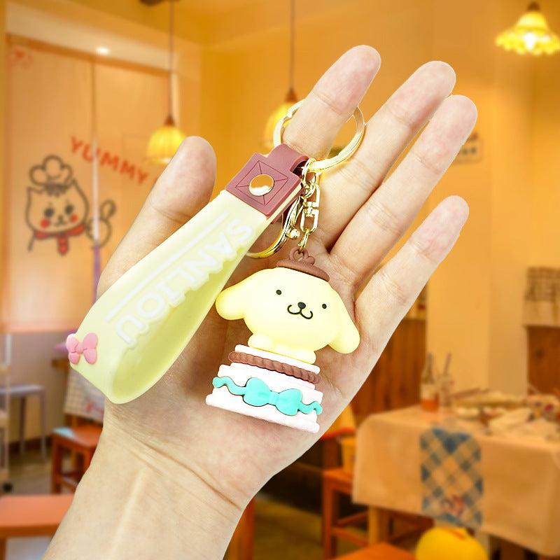 Wholesale Cartoon Cute Silicone Keychains ACC-KC-Yexiang006