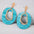 Wholesale Geometric Vintage Resin Acrylic Hoop Earrings