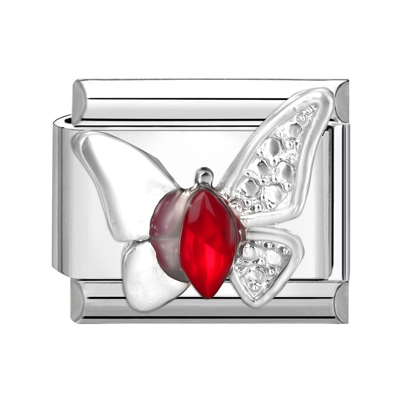 Wholesale Italian Charm Bracelet 9mm DIY Splicing Cute Creative Stainless Steel Composable Bracelet