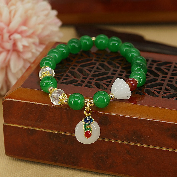 Wholesale Mixed Material Glass Inlay Jewelry Accessory Resale Gift