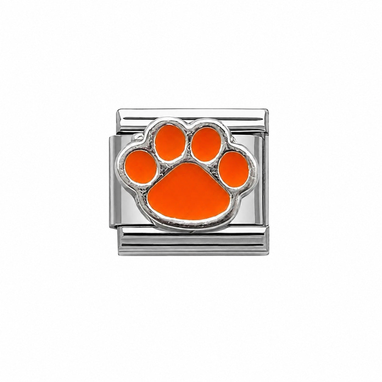 Wholesale Stainless Steel Italian Style Modular Dog Paw Animal Series Bracelet Fashion Accessory Gift