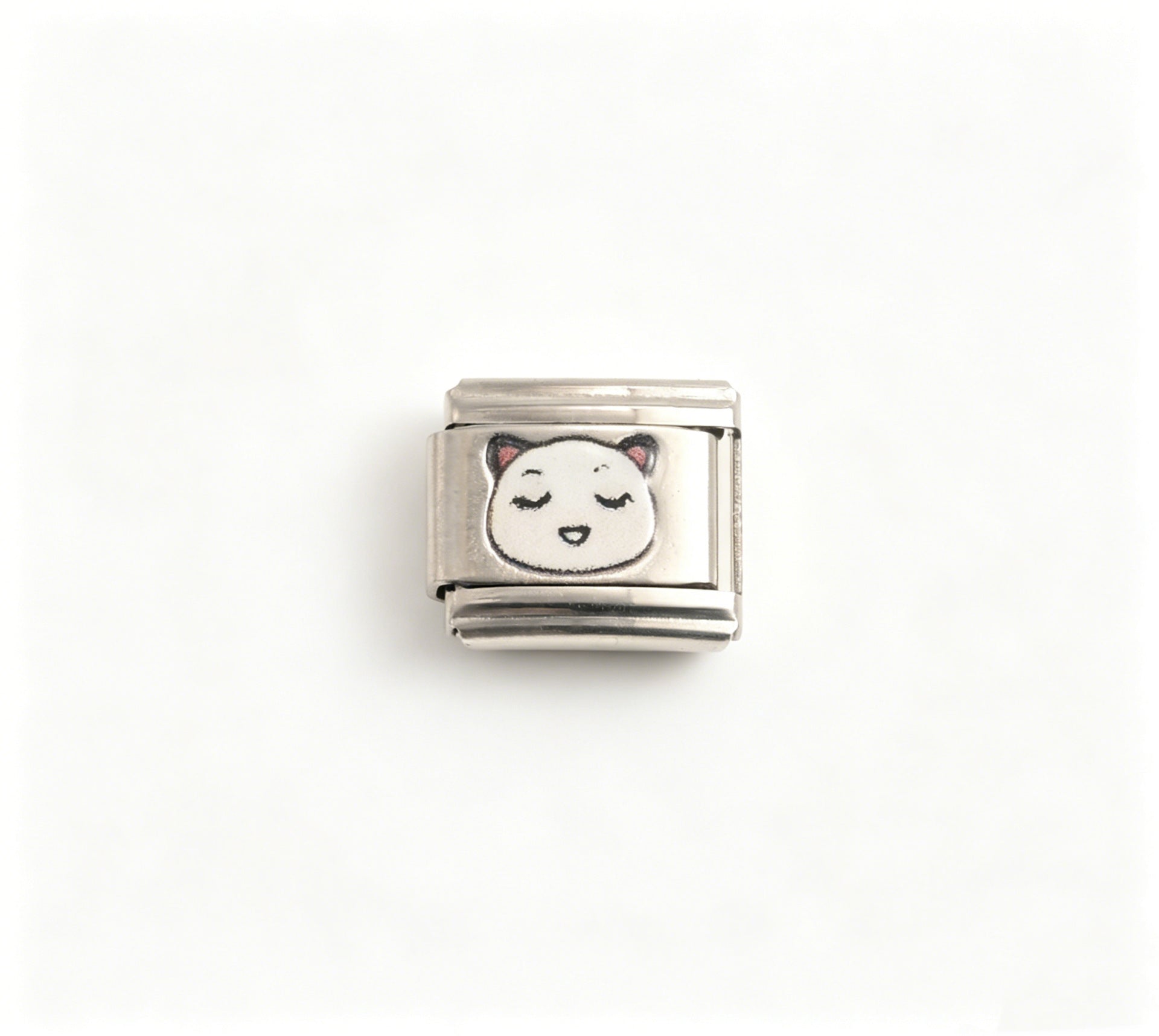 Wholesale Stainless Steel DIY Beaded Charm Bracelet,  Chic Geometric Cartoon Pattern,  Jewelry Accessory for Resale