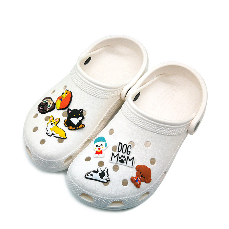 Wholesale 100pcs Random Cartoon Dog Shoes Accessories Shoes Charms