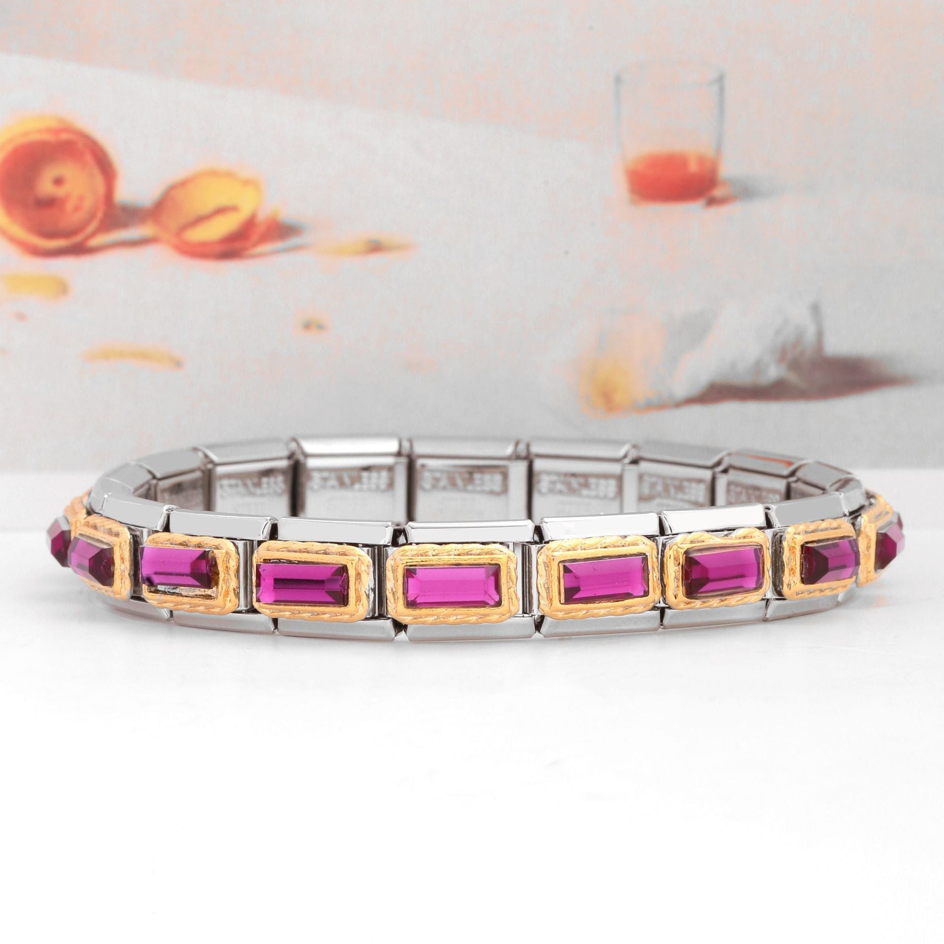 Wholesale 5pcs Italian Charm Bracelet 9mm DIY Splicing Removable Stainless Steel Animal Composable Bracelet ACC-BT-XY054