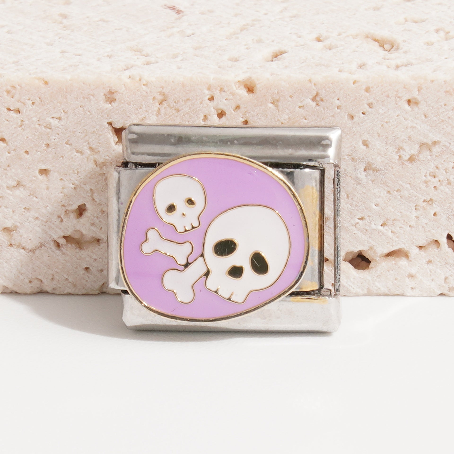 Wholesale Italian Charm Bracelet 9mm DIY Splicing Halloween Stainless Steel Composable Bracelet