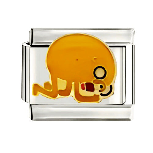 Wholesale  Italian Charm Bracelet 9mm DIY Oil-Drip Color Creative Stainless Steel Composable Bracelet