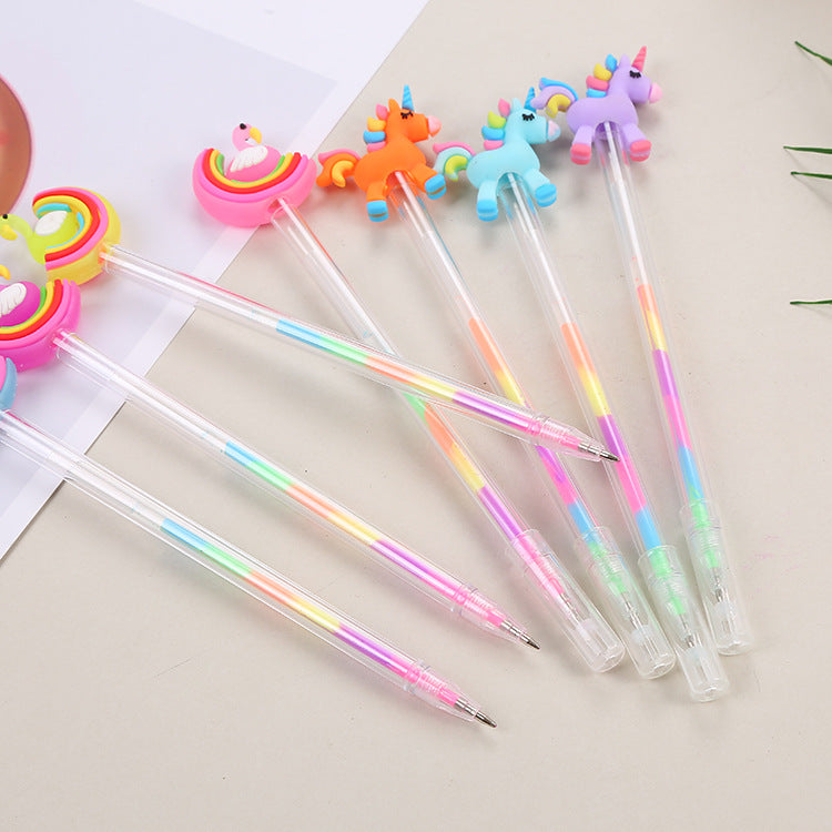 Wholesale Creative cute flamingo colored gel pen