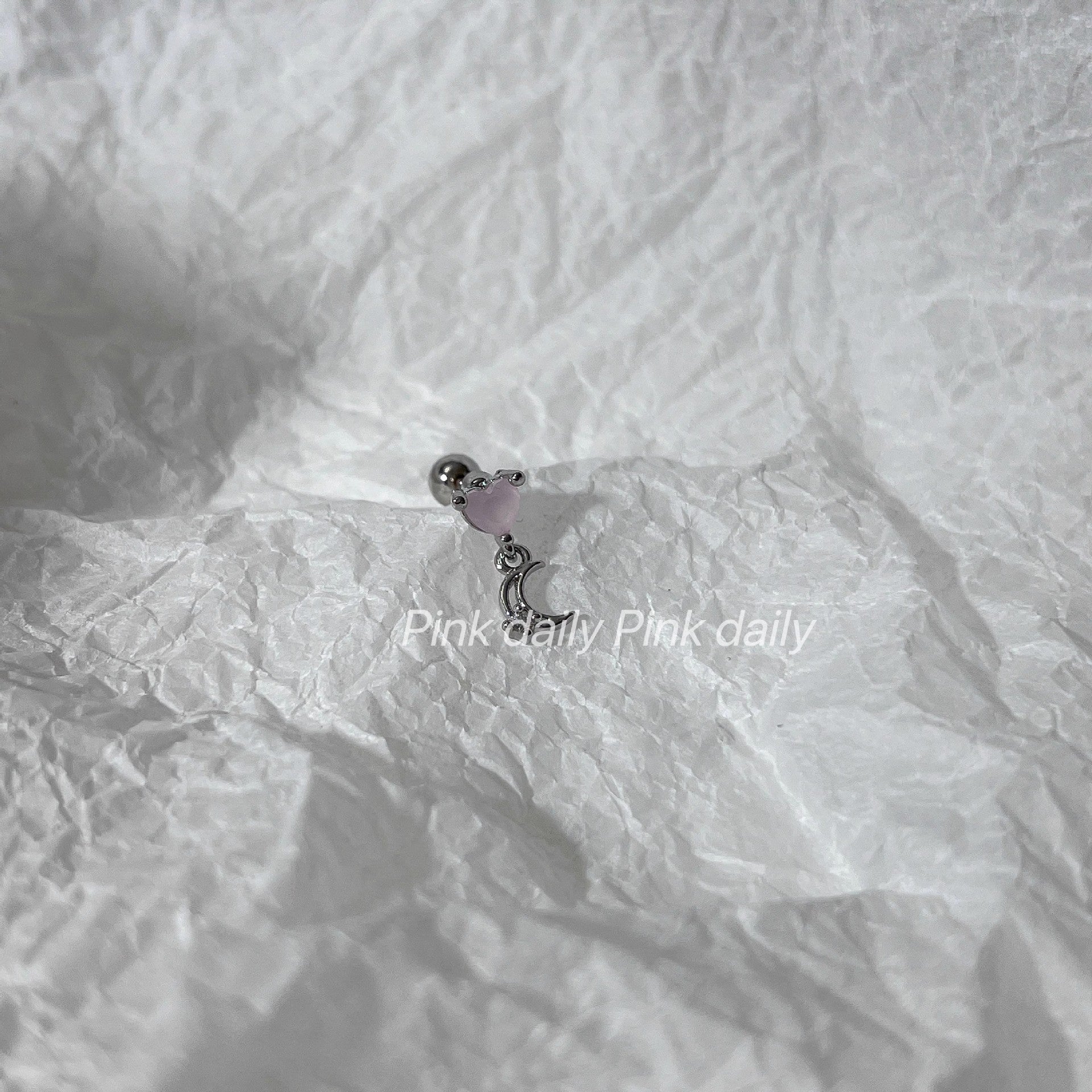 Wholesale Love Diamond Planet Titanium Steel  Earrings