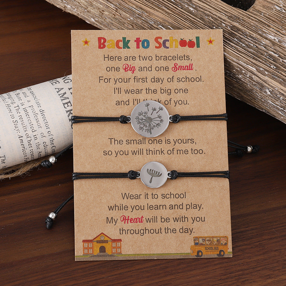 Wholesale Back to School Teacher's Day Love Braided Bracelet ACC-BT-zhiyu006