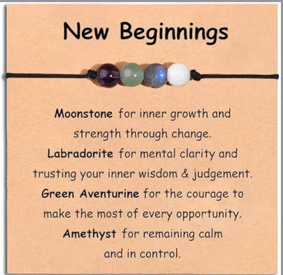 Wholesale  Fashion Bracelet Wax Beaded Hand Rope Five Beads Combination  Bracelet