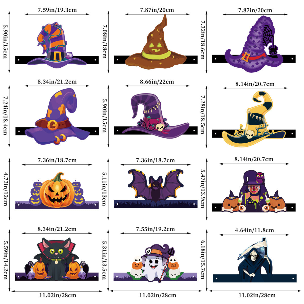 Wholesale  party decoration crown hat witch hat party hat