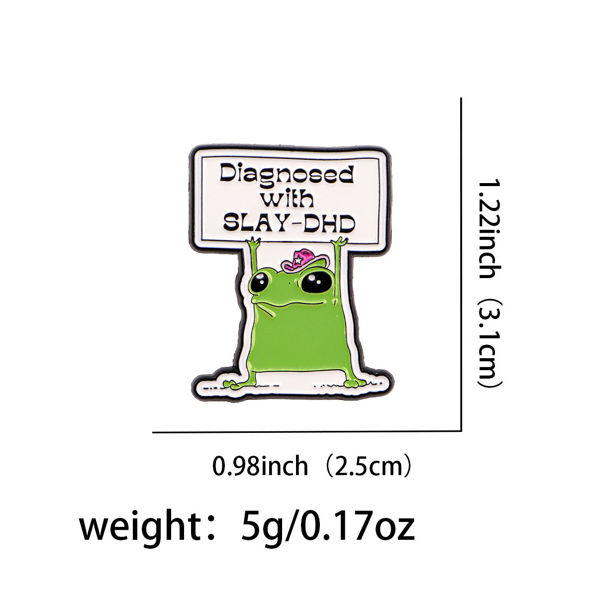 Wholesale Cartoon rainbow black cat goose frog lettering quote animation anime brooch badge