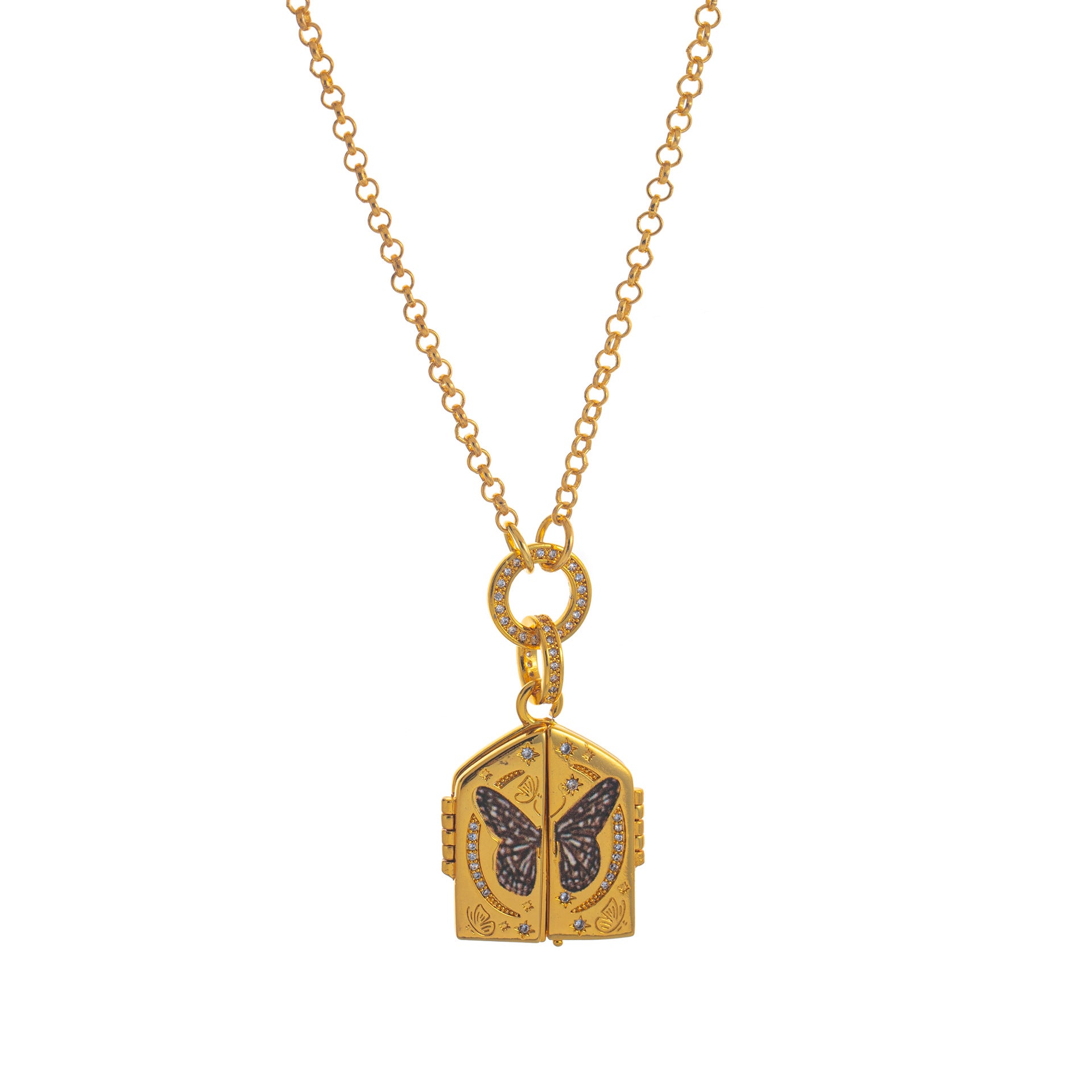 Wholesale Copper painted heart and flower sweater chain