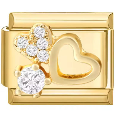 Wholesale Italian Charm Bracelet 9mm DIY  Zircon Starfish Bat Butterfly  Creative Stainless Steel Composable Bracelet