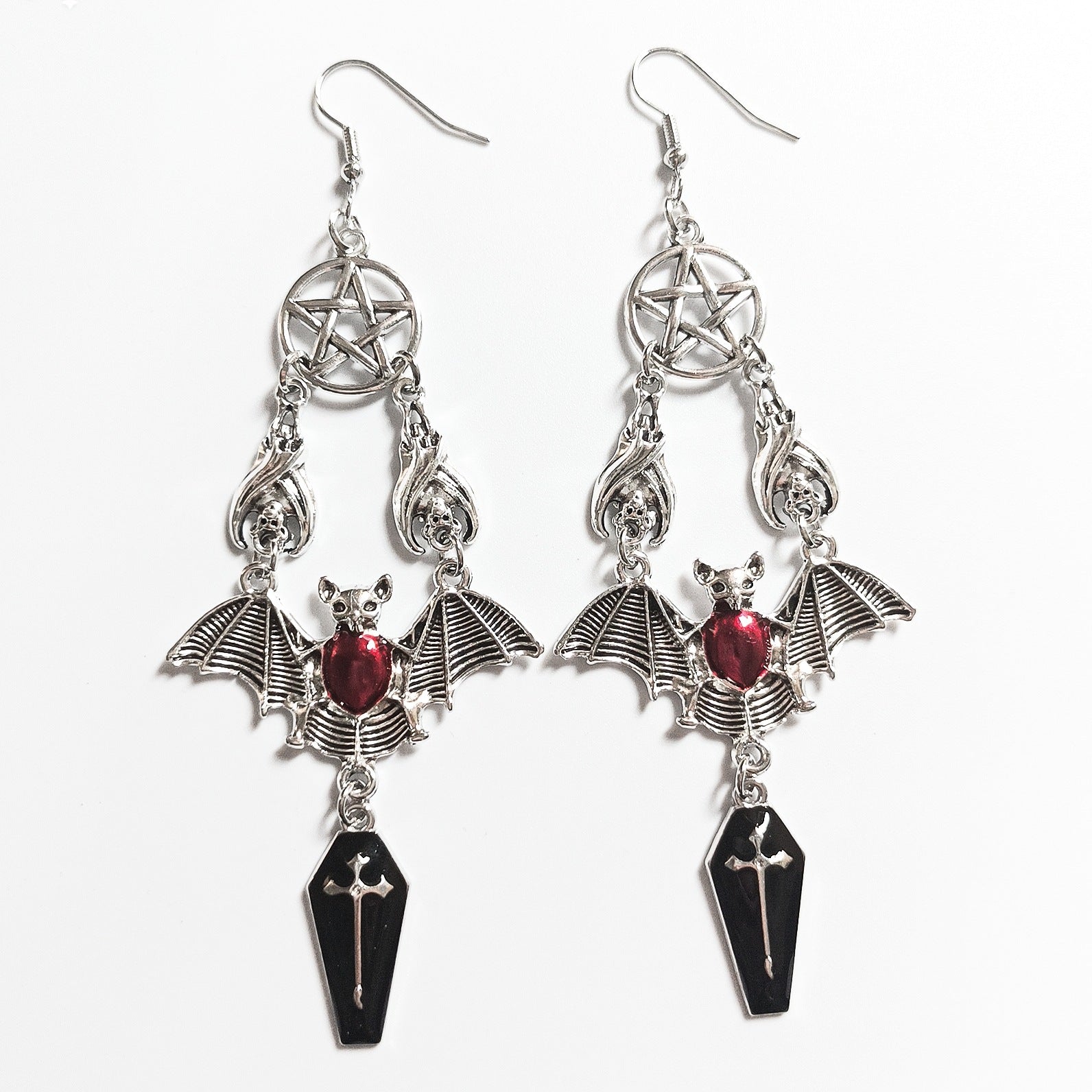 Wholesale Punk Gothic Style Bat Vampire Earrings
