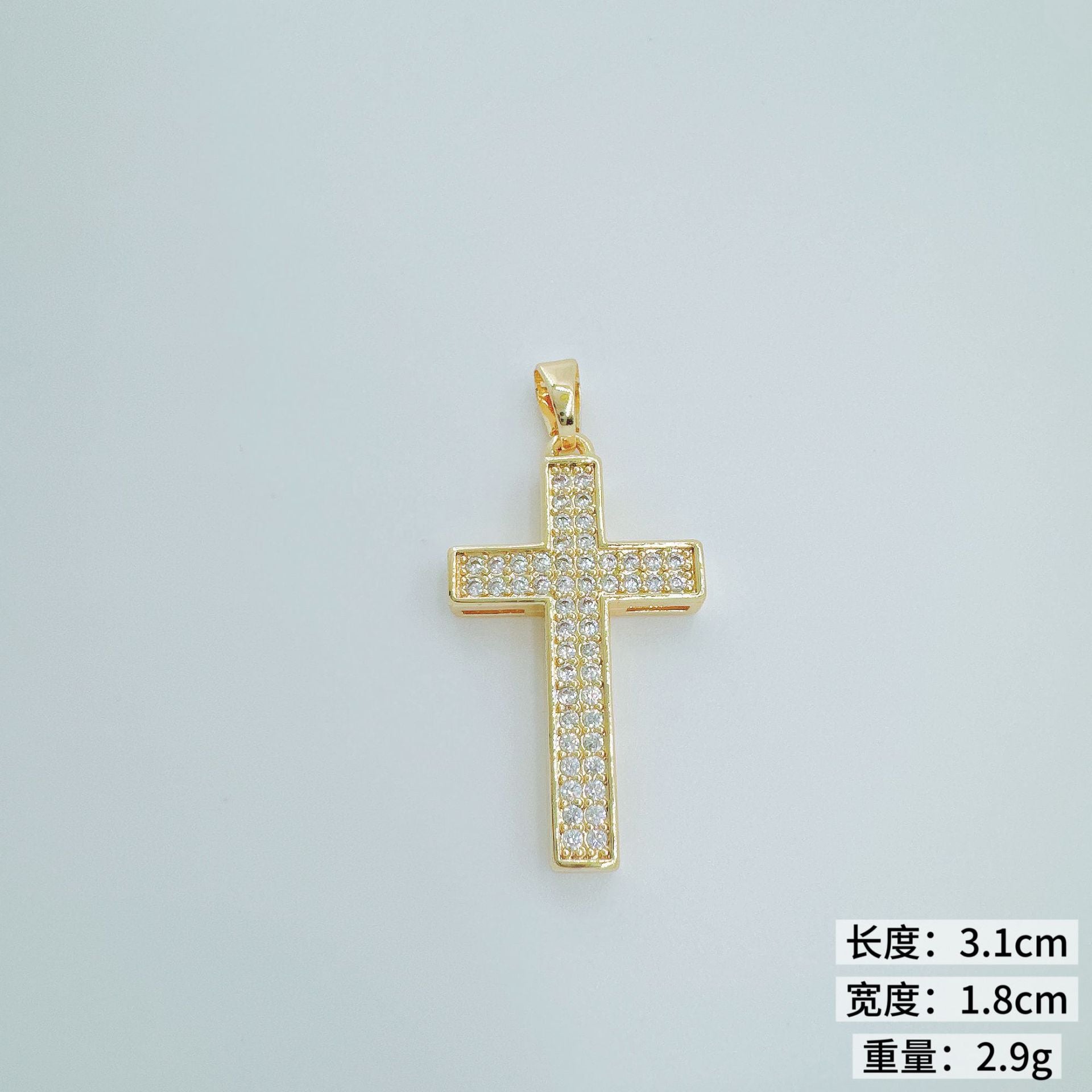 Wholesale Gold-Plated Copper Pendant with Zircon,  Bag Charm for Women