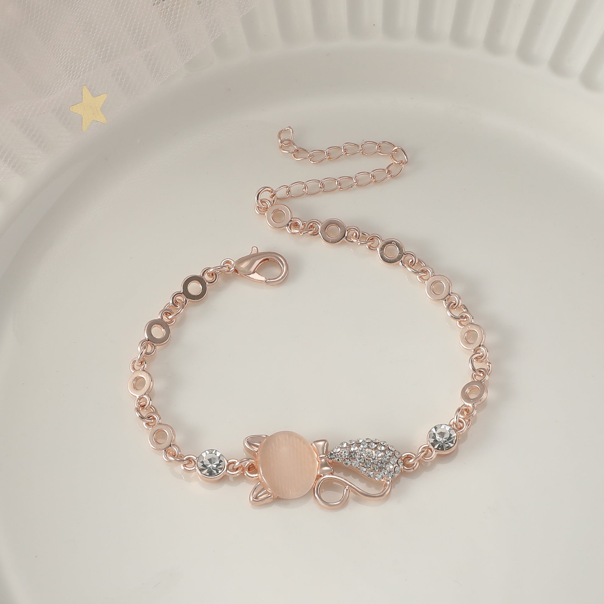 Wholesale Opal Cat Diamond Bracelet ACC-BT-MY005