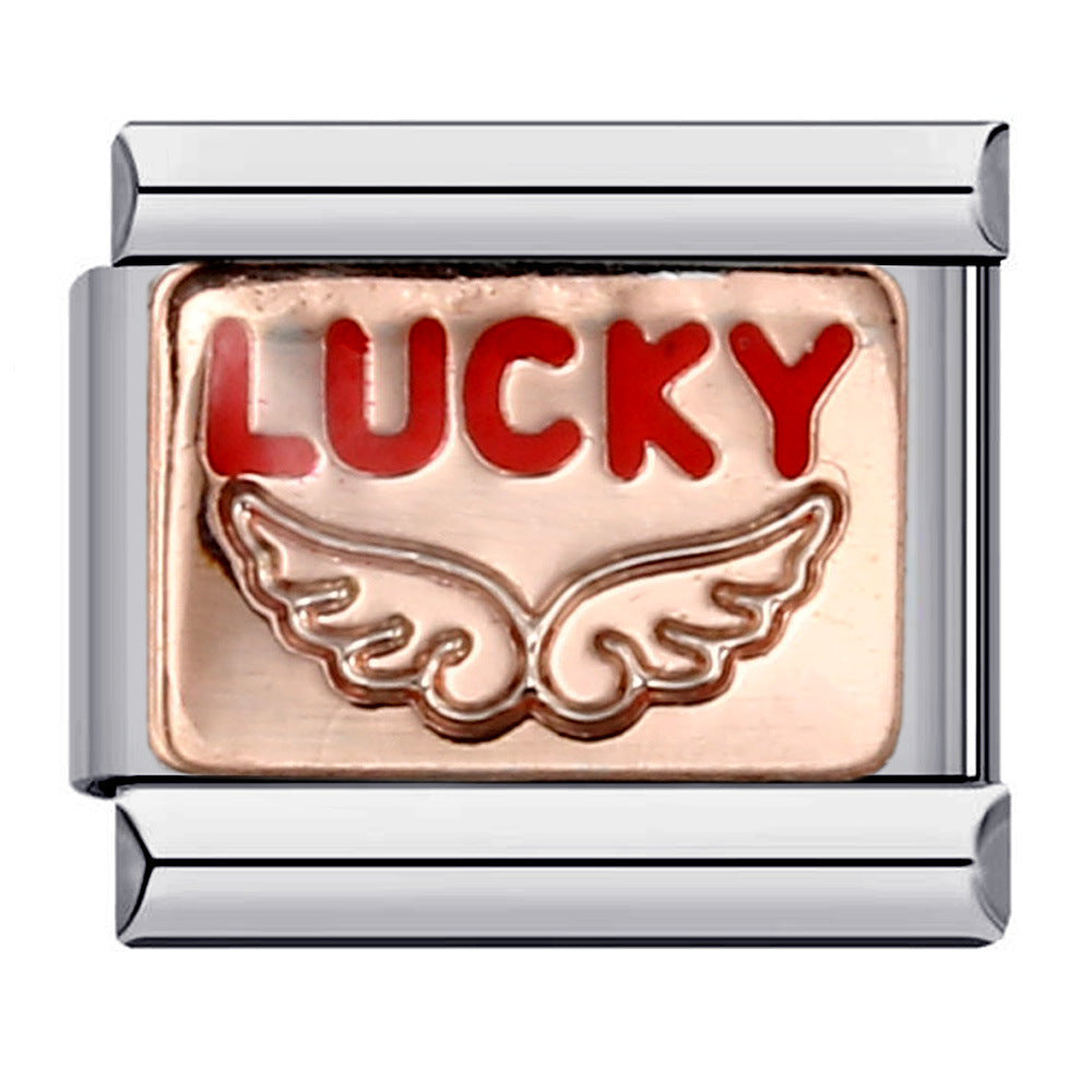 Wholesale Italian Charm Bracelet 9mm DIY Splicing Removable  Stainless Steel Composable Bracelet