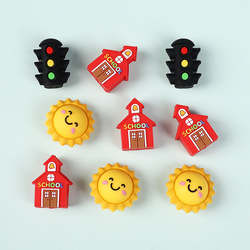 Wholesale 20pcs Cartoon Focal Beads DIY Bead Accessories