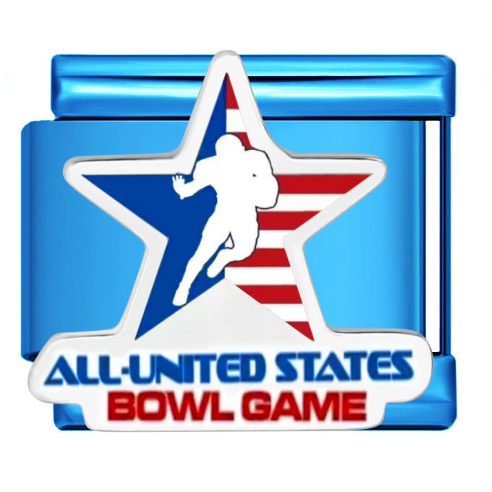 Wholesale Italian Charm Bracelet 9mm DIY Splicing Removable Helmet Series Stainless Steel Composable Bracelet