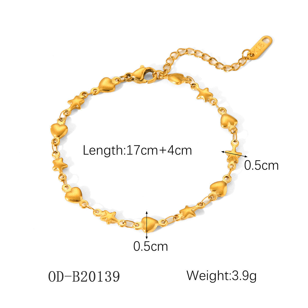 Wholesale 18K gold-plated bracelet stainless steel bracelet