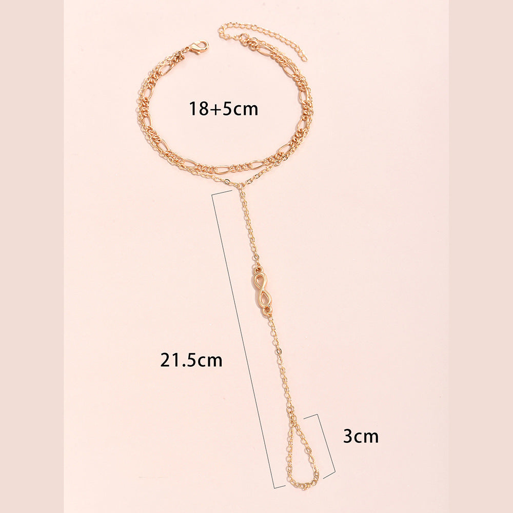 Wholesale  creative retro finger eight-character elegant bracelet