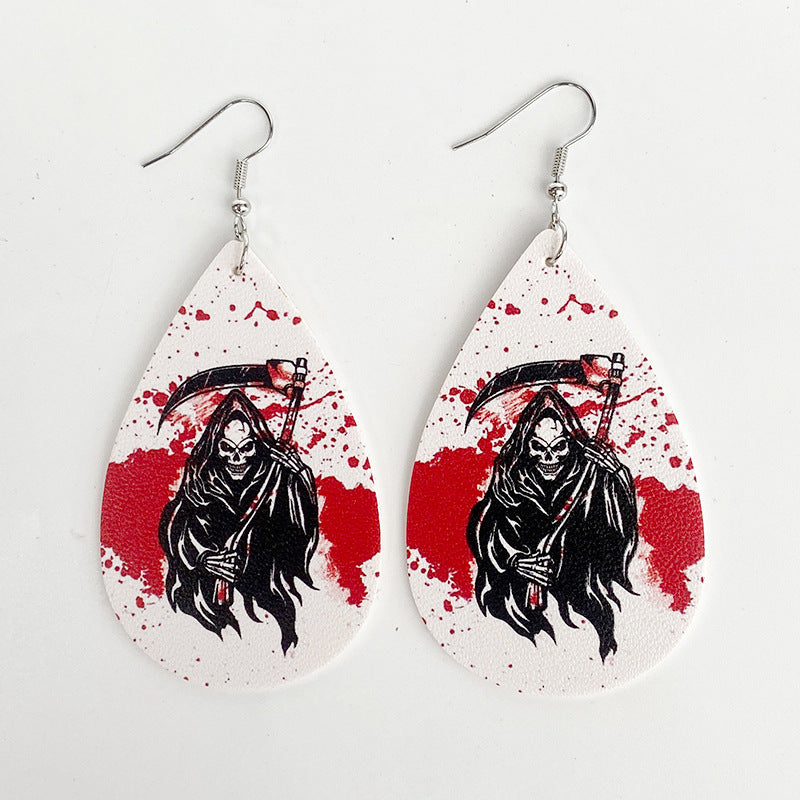 Wholesale  Earrings Blood Exaggerated Halloween Earrings