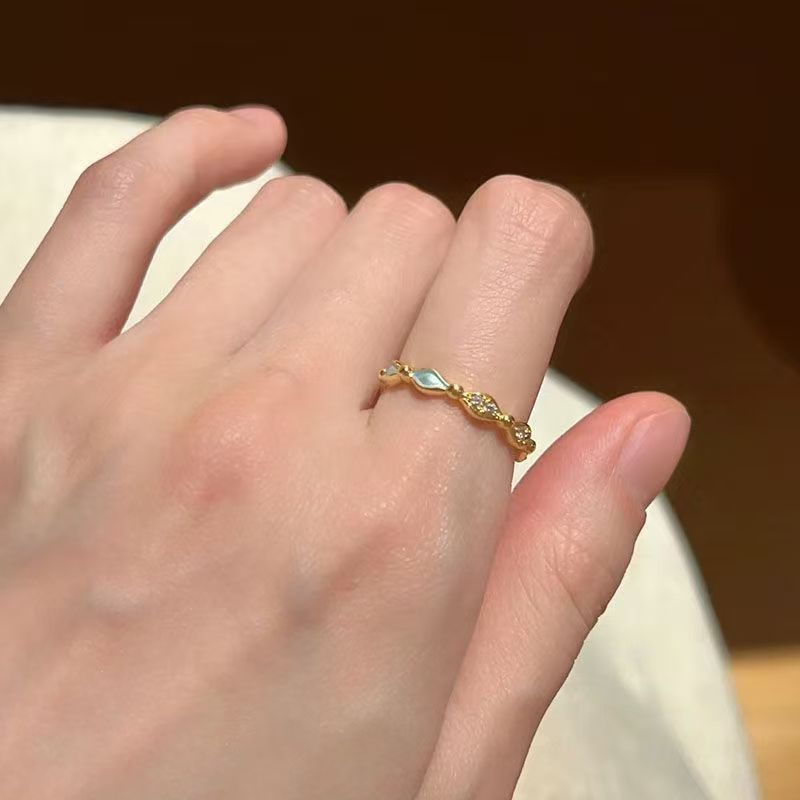Wholesale Women S Modern Blue Stacking Ring Fashion Accessory Boutique Resale Gift