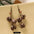 Wholesale Vintage Hand-made Plant Fruit Wood Earrings
