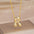Wholesale Brass Glow Balloon Bubble Cute Chubby 26 English silver Letter Pendant Necklace