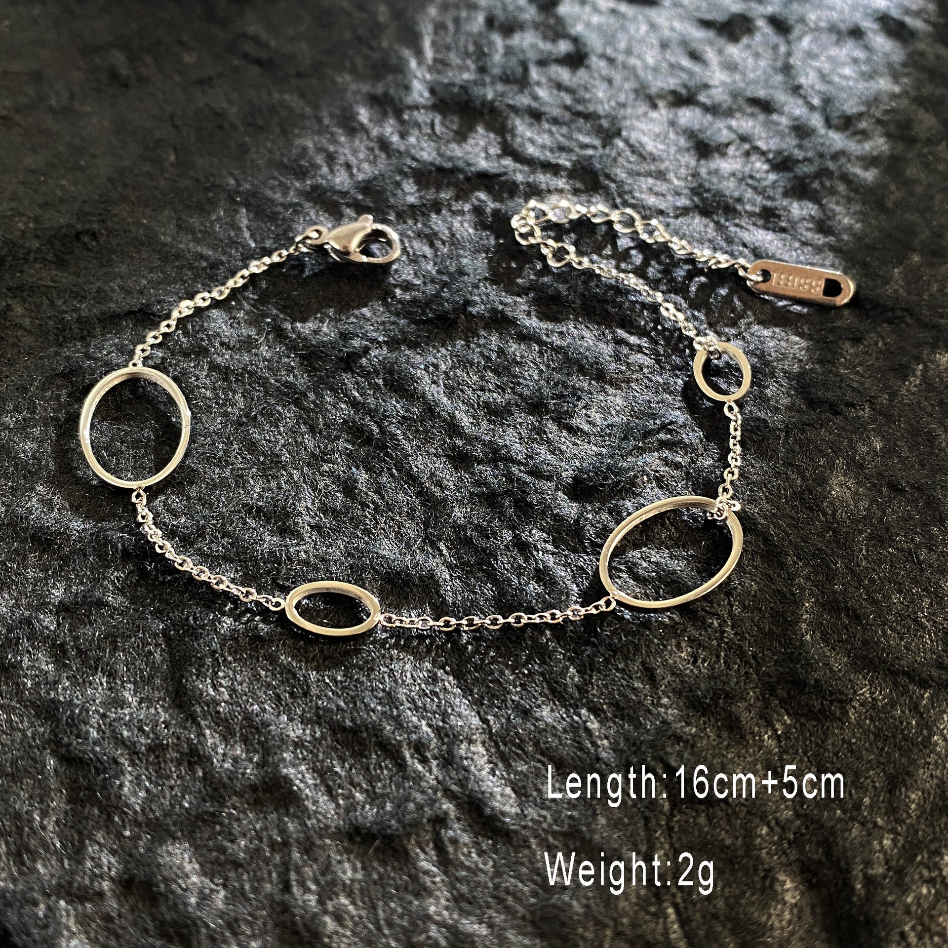 Wholesale Titanium Steel Gold Plated Laser Four Leaf Clover Pearl Bracelet ACC-BT-YuXun005