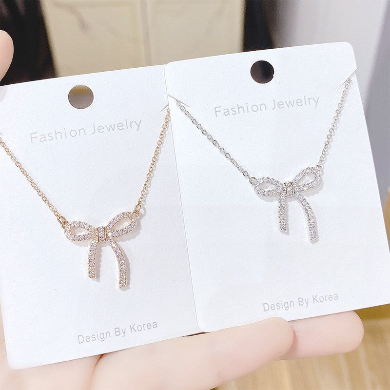 Wholesale Alloy Bow Necklaces