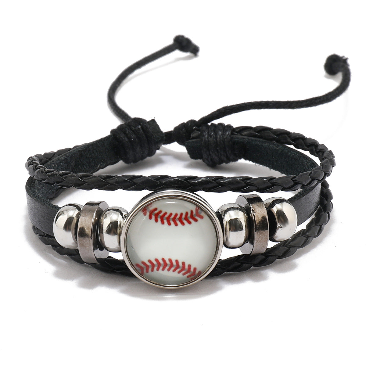 Wholesale Luminous Football Volleyball Braided Bracelet ACC-BT-Saih016