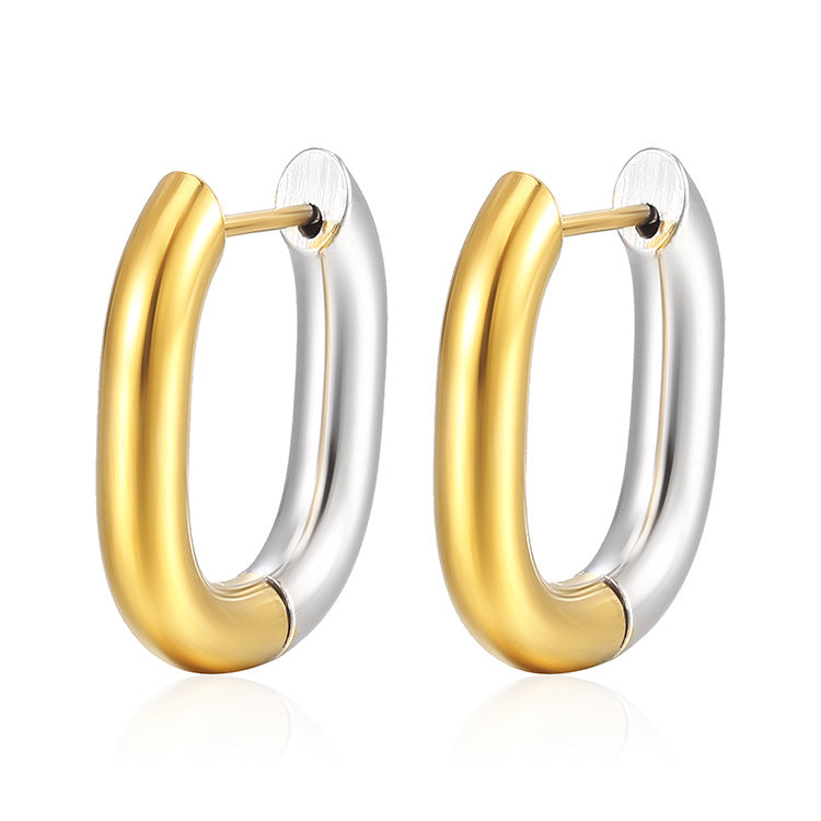 Wholesale  Stainless Steel Earrings  Plated 18K Gold Ear Buckle