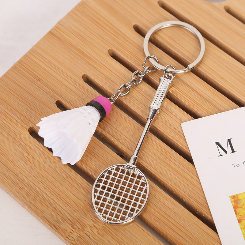 Wholesale  Badminton Tennis Keychain