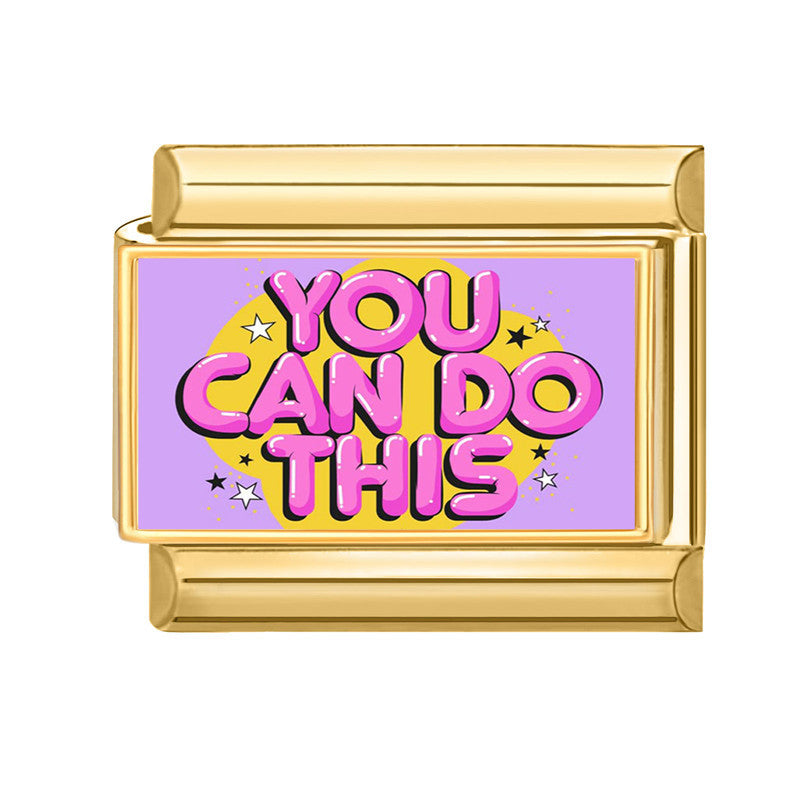 Wholesale 9mm Italian Charm Starter Bracelets DIY Letters Stainless Steel Composable Bracelet