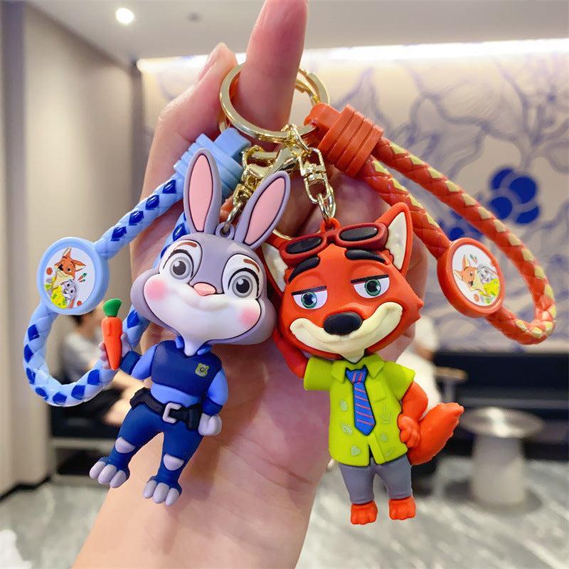 Wholesale Cartoon Cute Anime Silicone Keychains ACC-KC-Kelan013