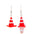 Wholesale 3D Traffic Sign Cone Earrings