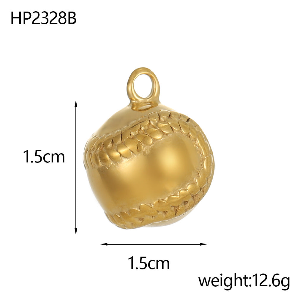 Wholesale Stainless steel three-dimensional pendant