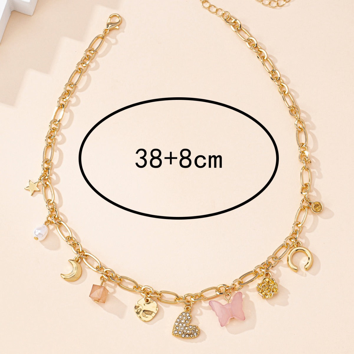 Wholesale  Niche Light Luxury Tassel Sweet All-match Women's Necklace