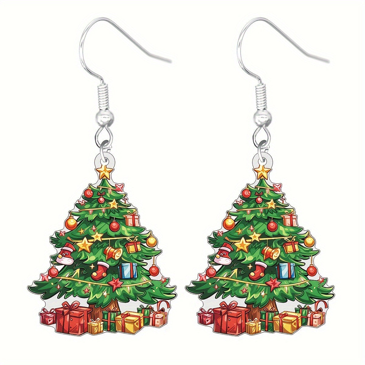 Wholesale  Christmas Cartoon  Cute Acrylic Pendant  Gingerbread Earrings