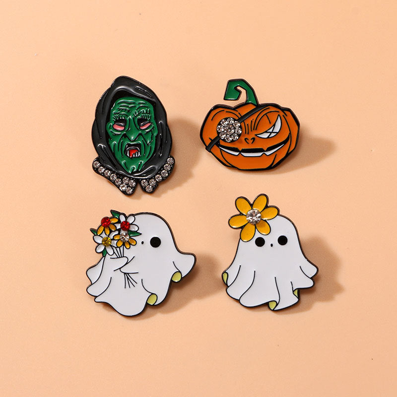 Wholesale  Ghost Pumpkin Devil Brooch