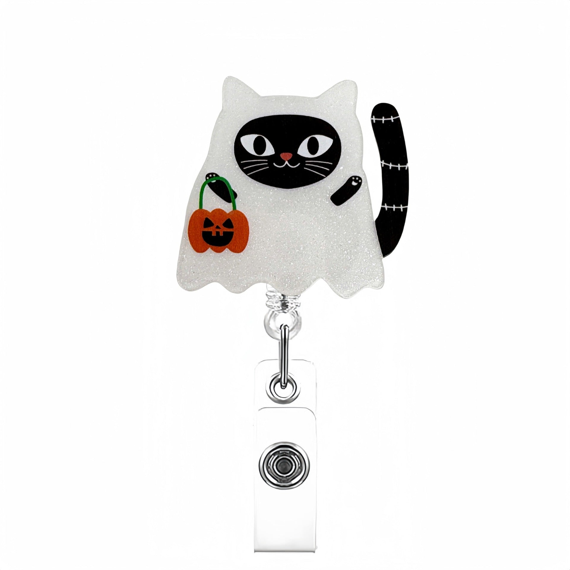 Wholesale  Ghost Pumpkin Cat Retractable Badge Reel Fashion Accessory Gift