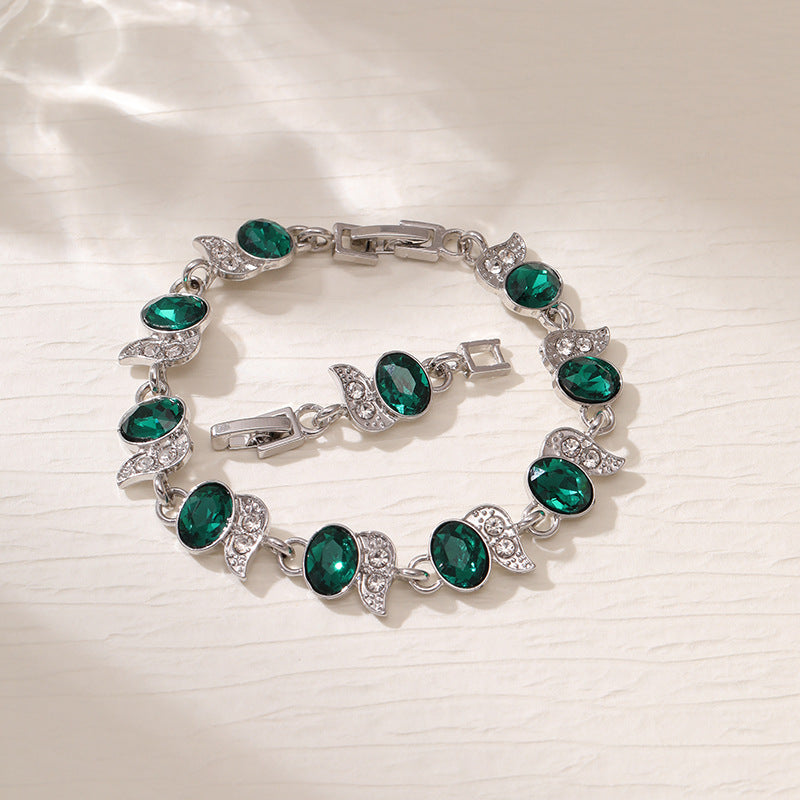 Wholesale  zircon seven-color bracelet