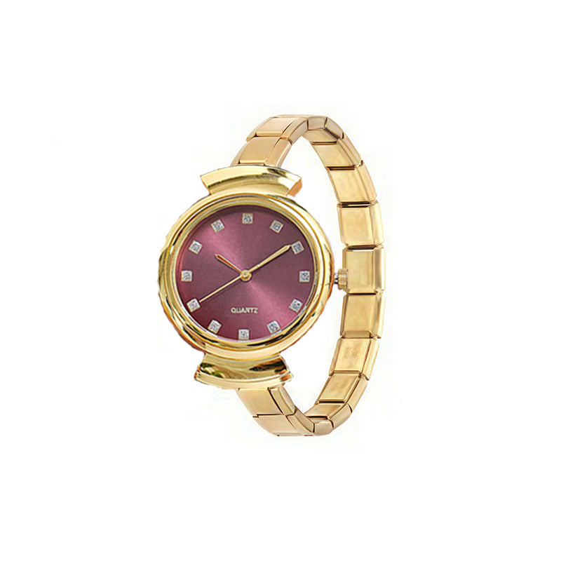 Wholesale Modern Quartz Watch for Women Stainless Steel Strap Fashion Jewelry Accessory