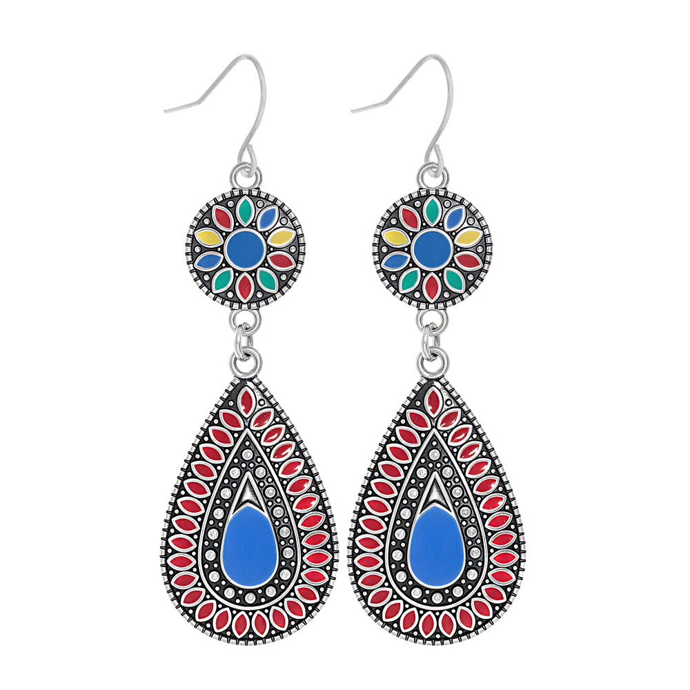 Wholesale Retro Round Hollow Love Earrings Multi-Piece Set - Fashion Accessory for Everyday Wear or Boutique Resale