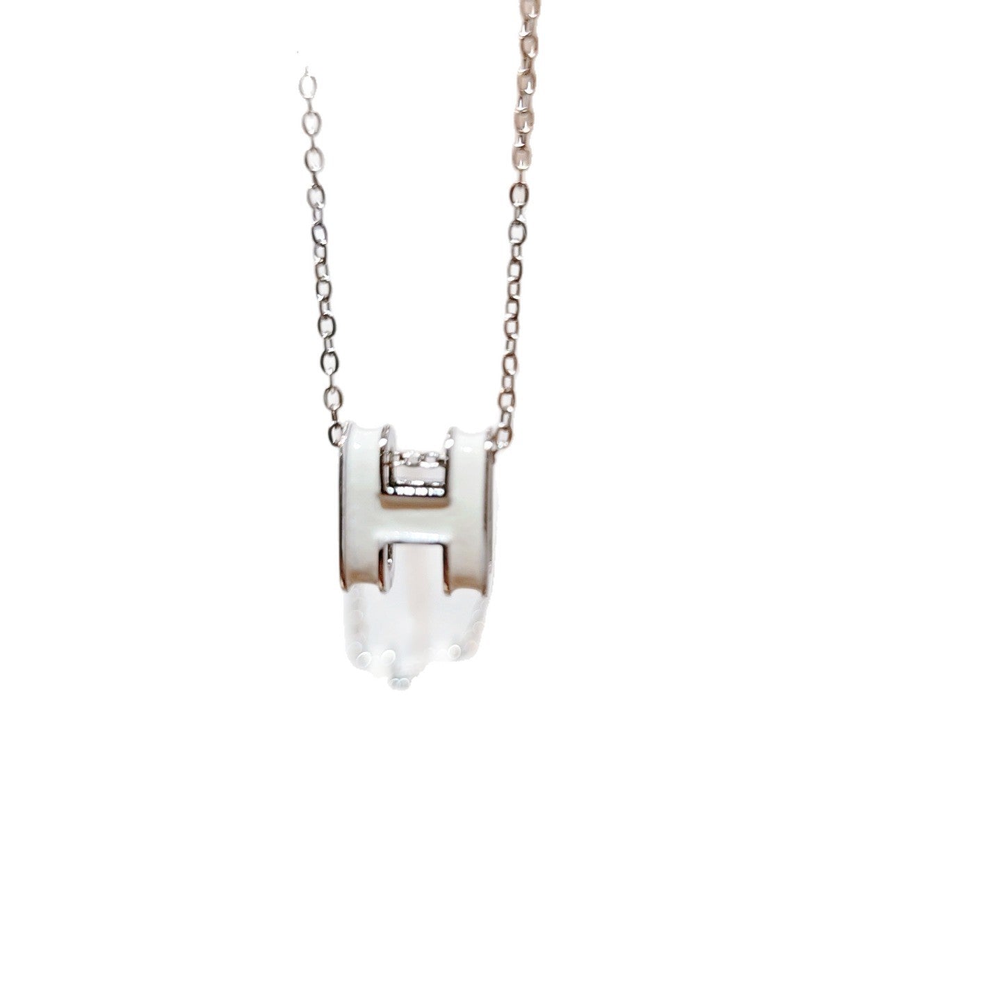 Wholesale H Letter Necklace,  Summer Niche Design,  Stainless Steel,  Casual Style,  Layering Jewelry Gift for Women