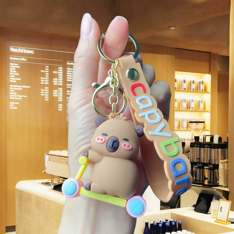 Wholesale Cute cartoon silicone keychain